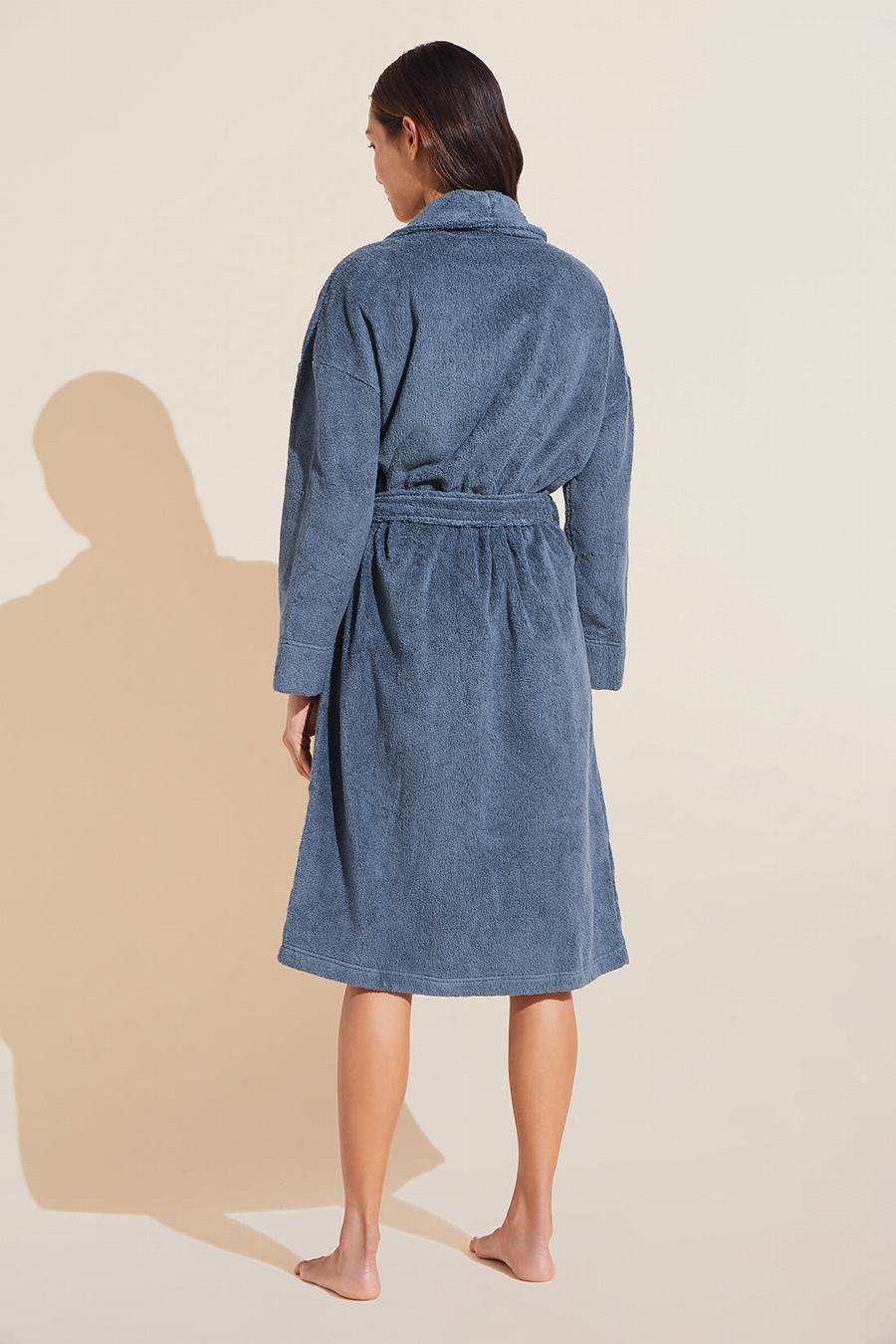 Blue Men Eberjey Terry Gender Neutral Robe | KWH5462SH