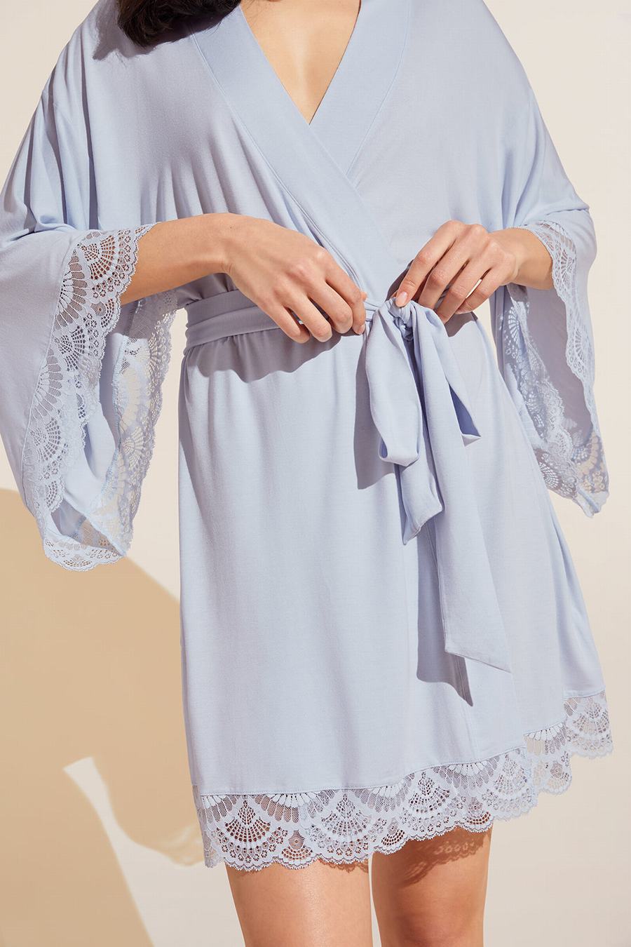 Blue Women Eberjey Mariana TENCEL™ Modal Robe | BQC7348BK