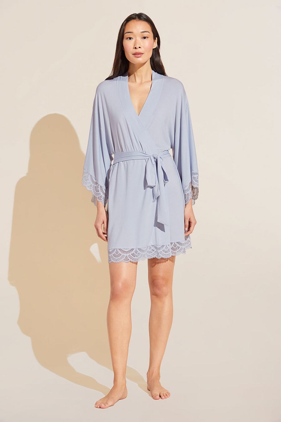 Blue Women Eberjey Mariana TENCEL™ Modal Robe | BQC7348BK