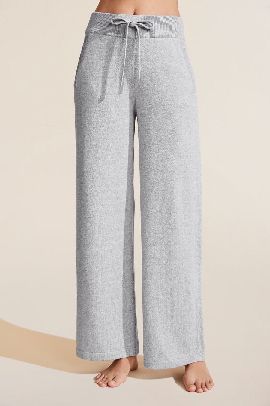 Grey Women Eberjey Recycled Sweater Sweatpants | GOU535EH